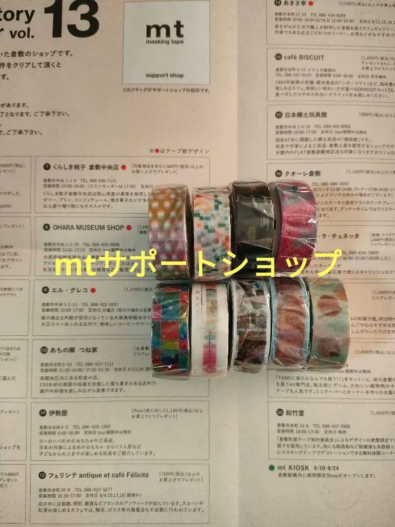 mtファクトリーツアー2024　サポートショップマスキングテープ