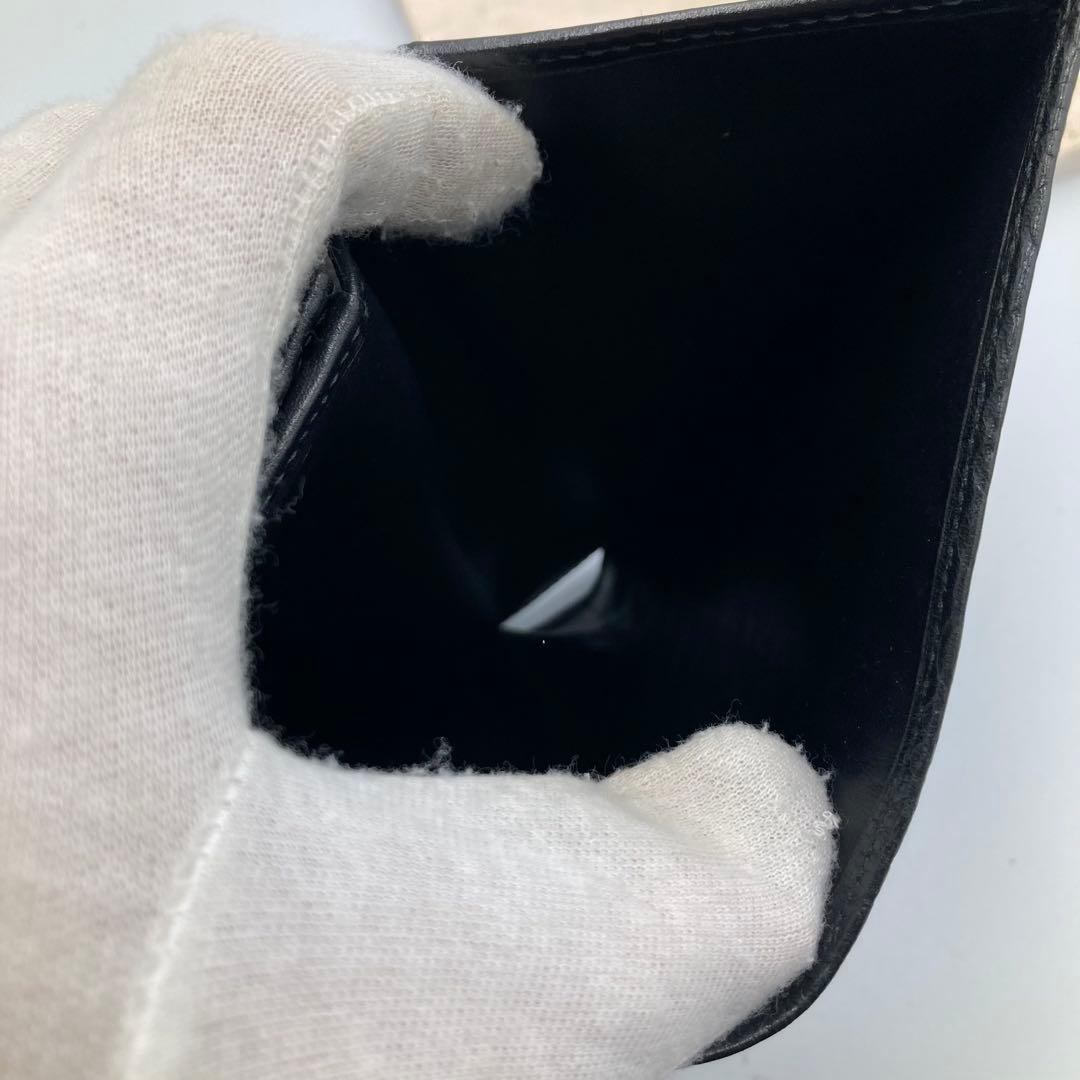 ！極美品！　ロエベ　アナグラム　ブラック　レザー　17A