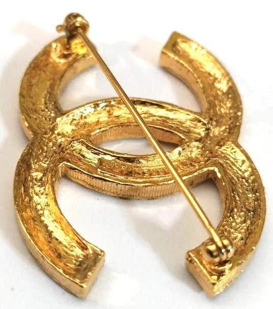 CHANEL ココマーク ラインストーン ヴィンテージ ブローチ