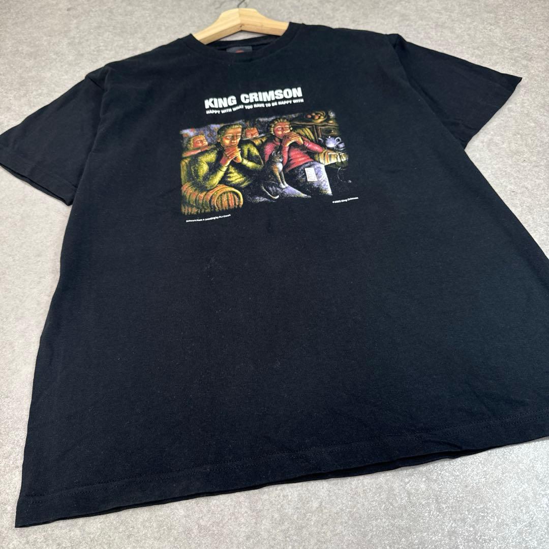 希少 00s ヴィンテージ バンドTシャツ KING CRIMSON 当時物 L
