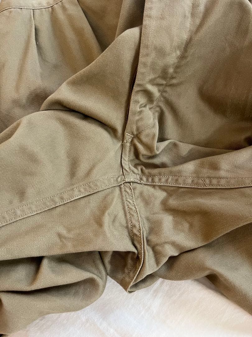 フランス軍　1950〜60年代　実物　M52 チノパンツ　後期　サイズ22