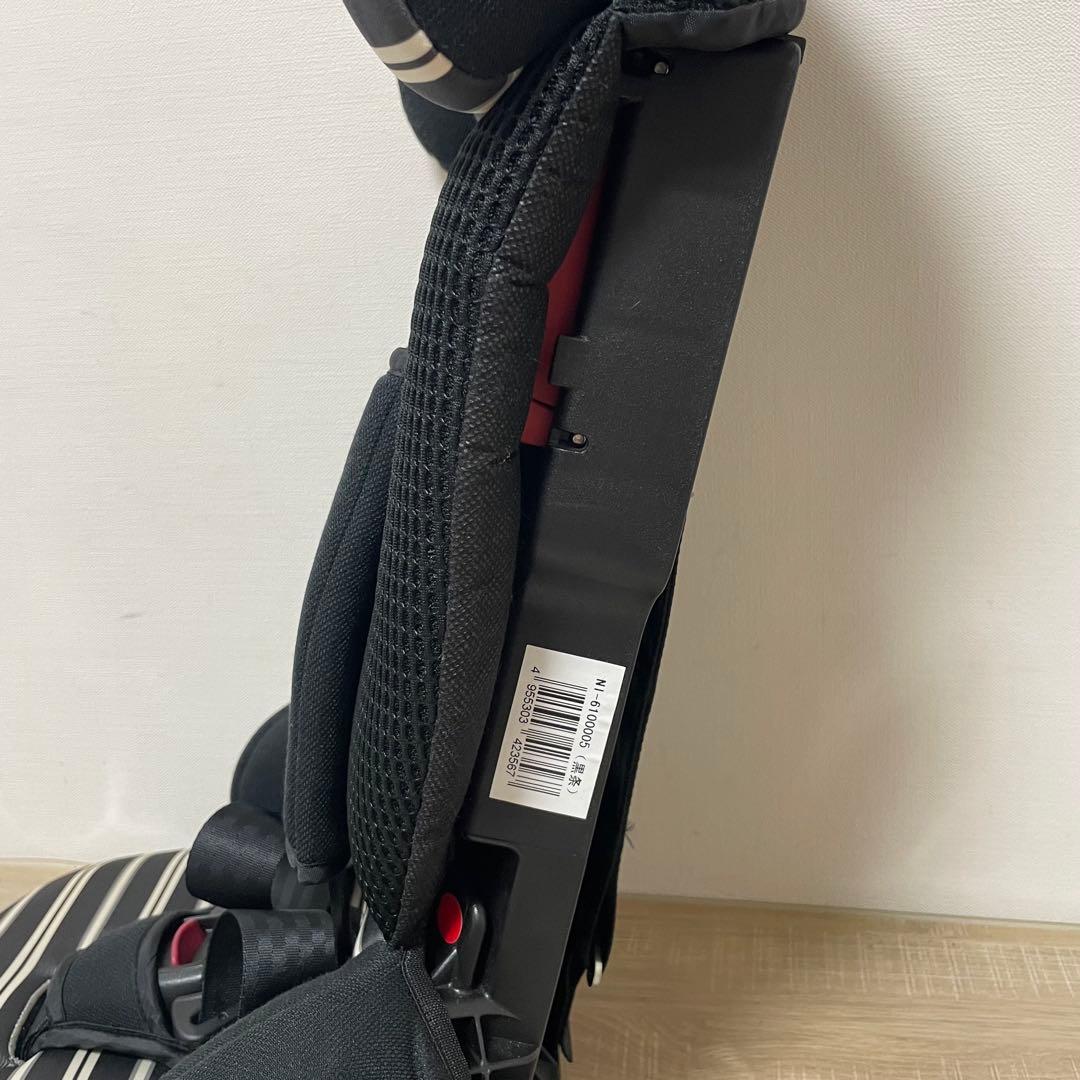 ★美品★ 日本育児 トラベルベストECプラス ブラック × ボーダー