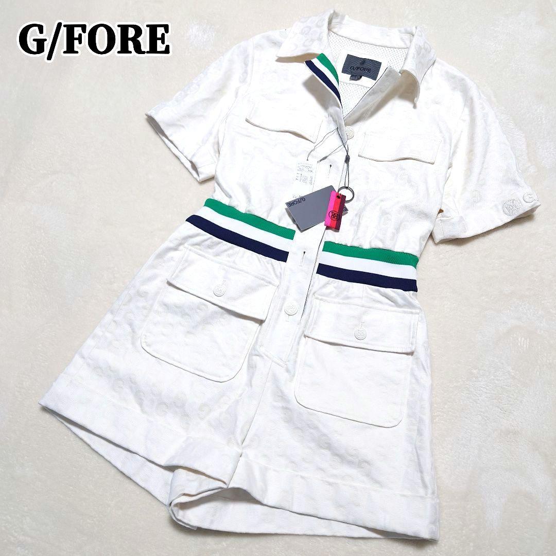 【新品・未使用】定価121,000 ジーフォア ゴルフウェア ワンピース 総柄