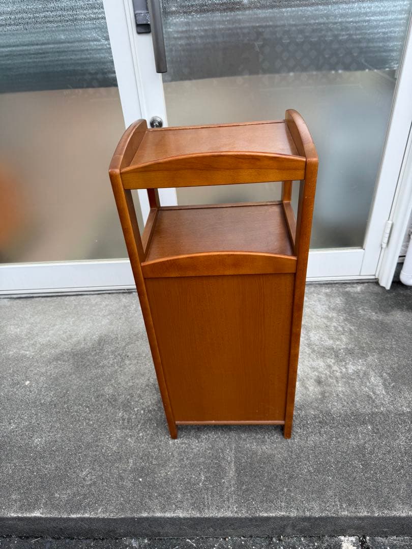 カリモク　木製　棚　キャビネット　引き出し　アンティーク　レトロ