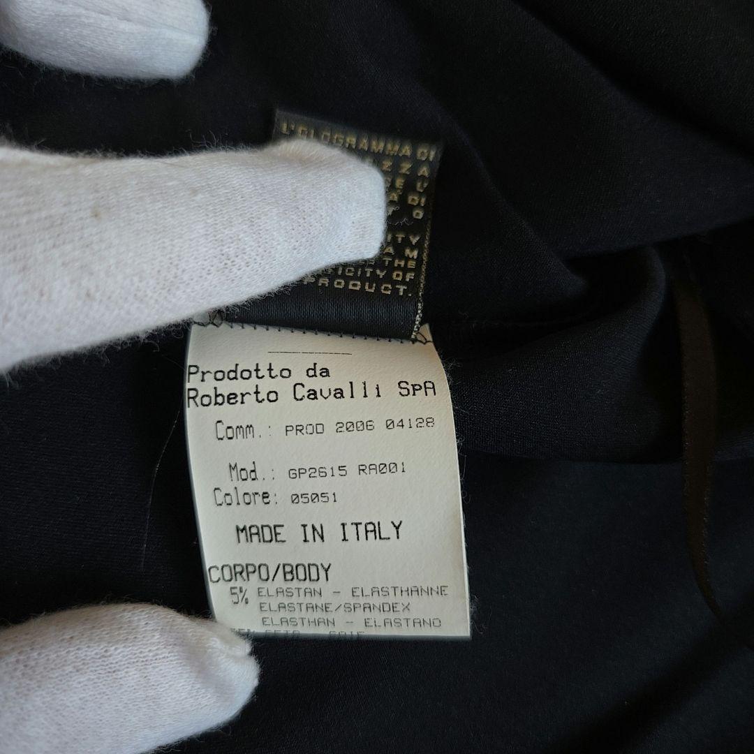 roberto cavalli 黒 レース 40 イタリア製