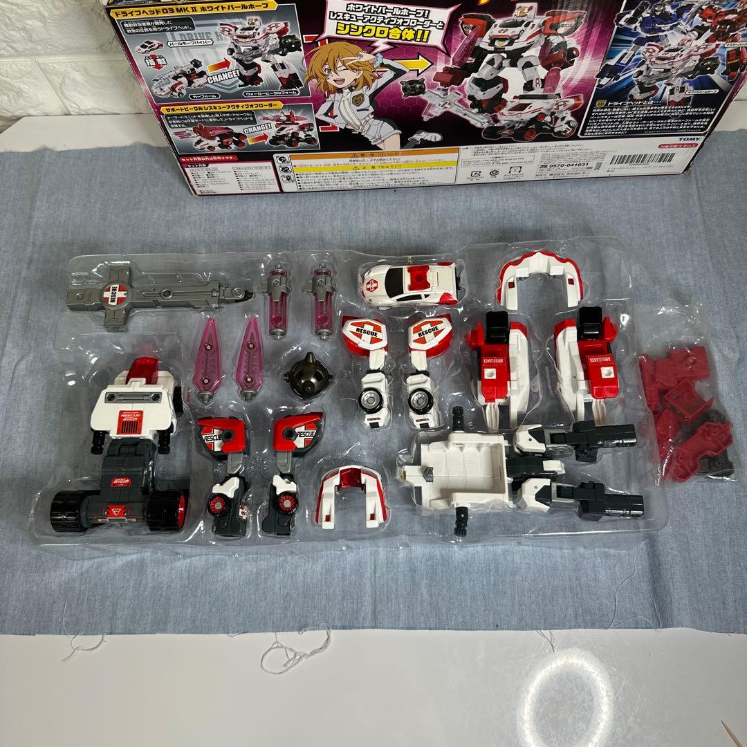 トミカハイパーレスキュードライブヘッド　シンクロ合体セット　アーマードエンペラー