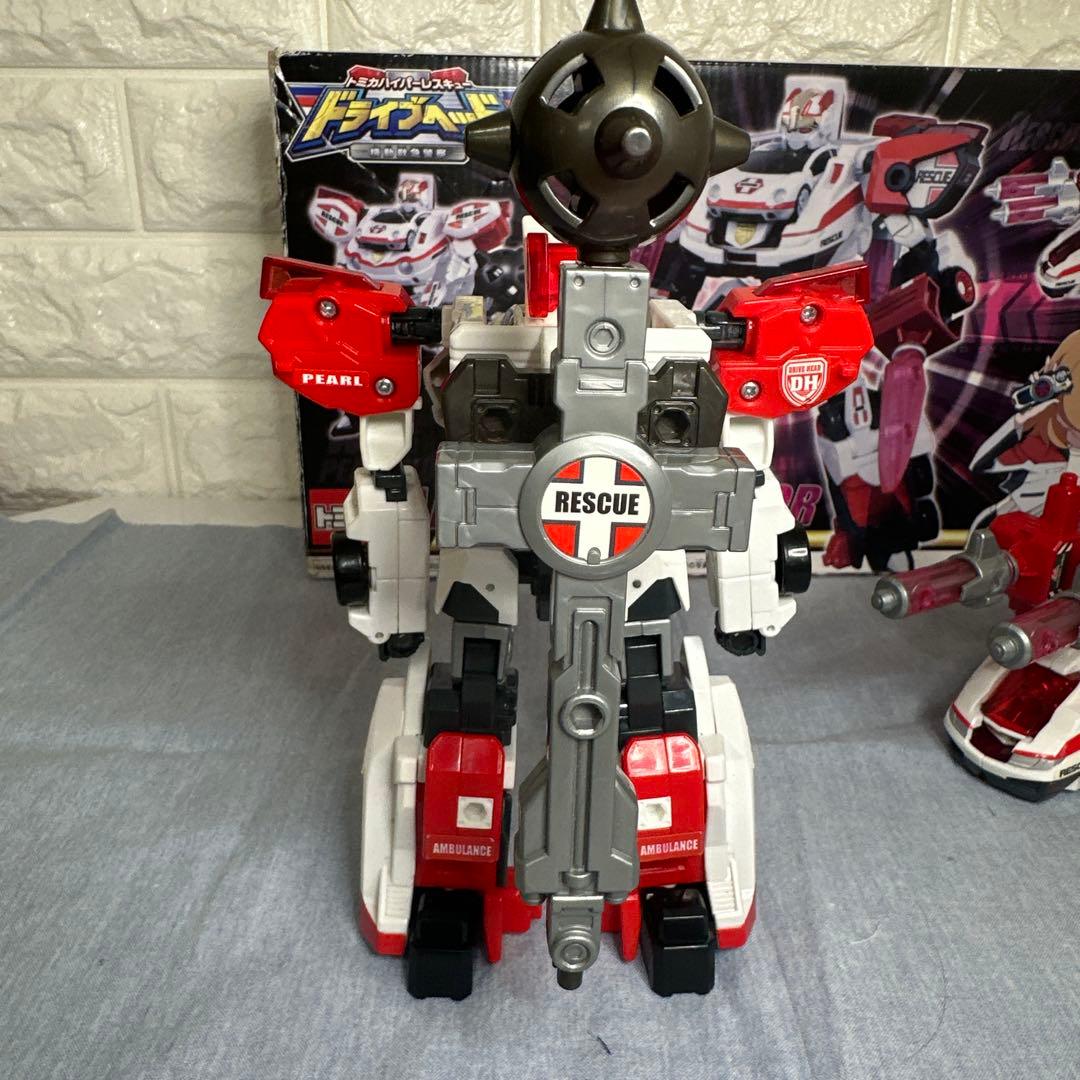 トミカハイパーレスキュードライブヘッド　シンクロ合体セット　アーマードエンペラー