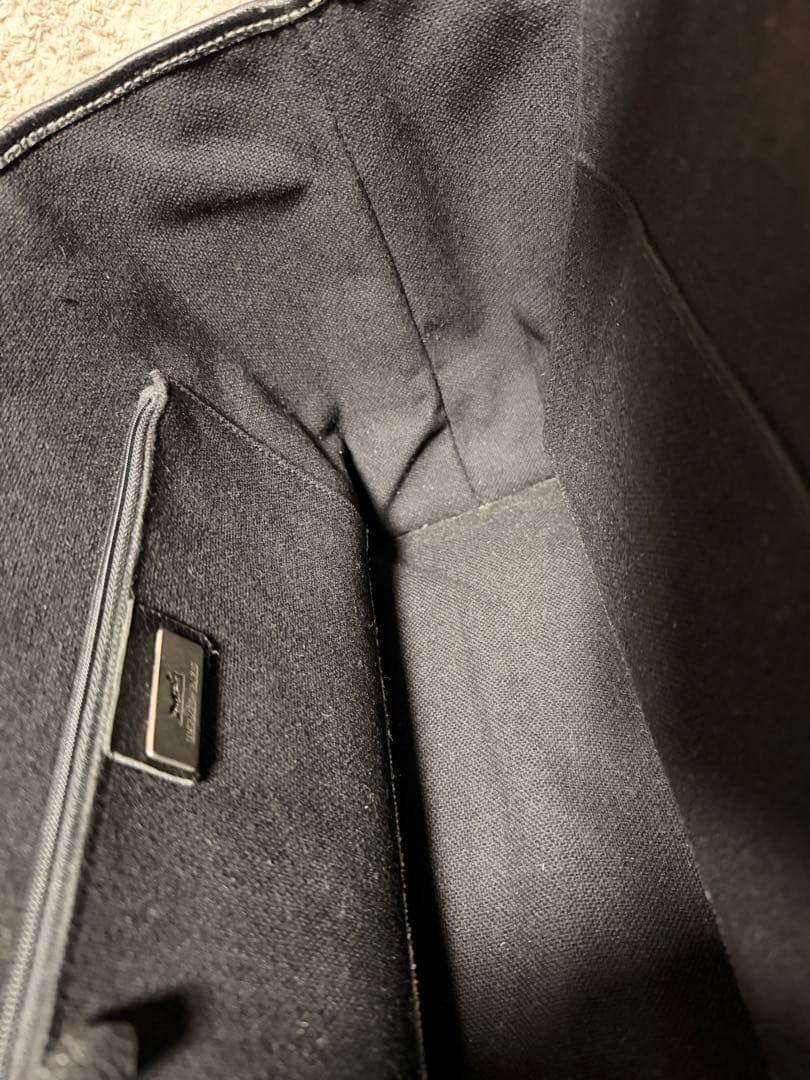 エルメス ガーデンパーティ トワル×レザー ブラック 正規品