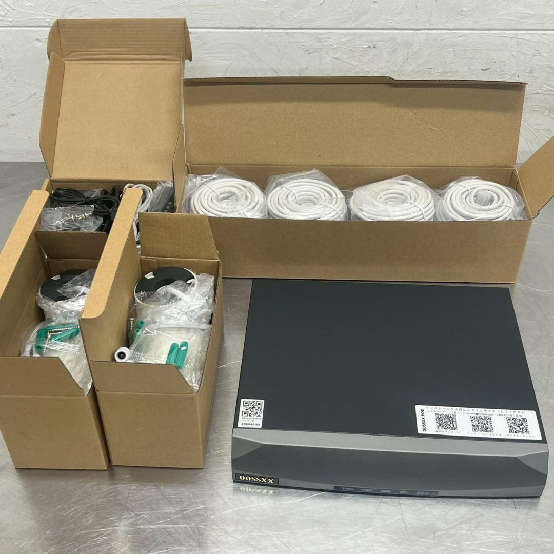 oossxx POE 防犯カメラ 2台 500万画素カメラ 白 未使用