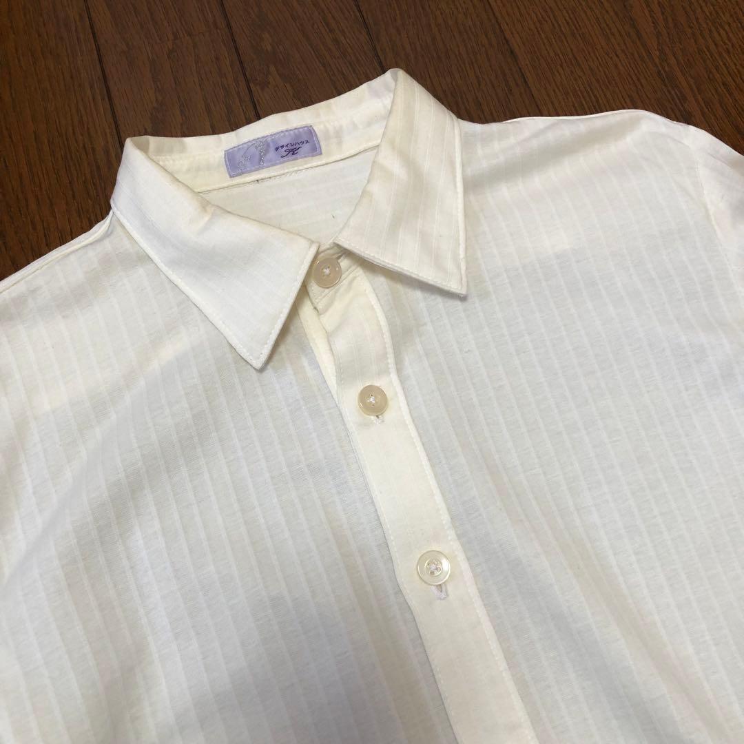 Jimmy Page アーガイル柄ニットベスト　ホワイトシャツ