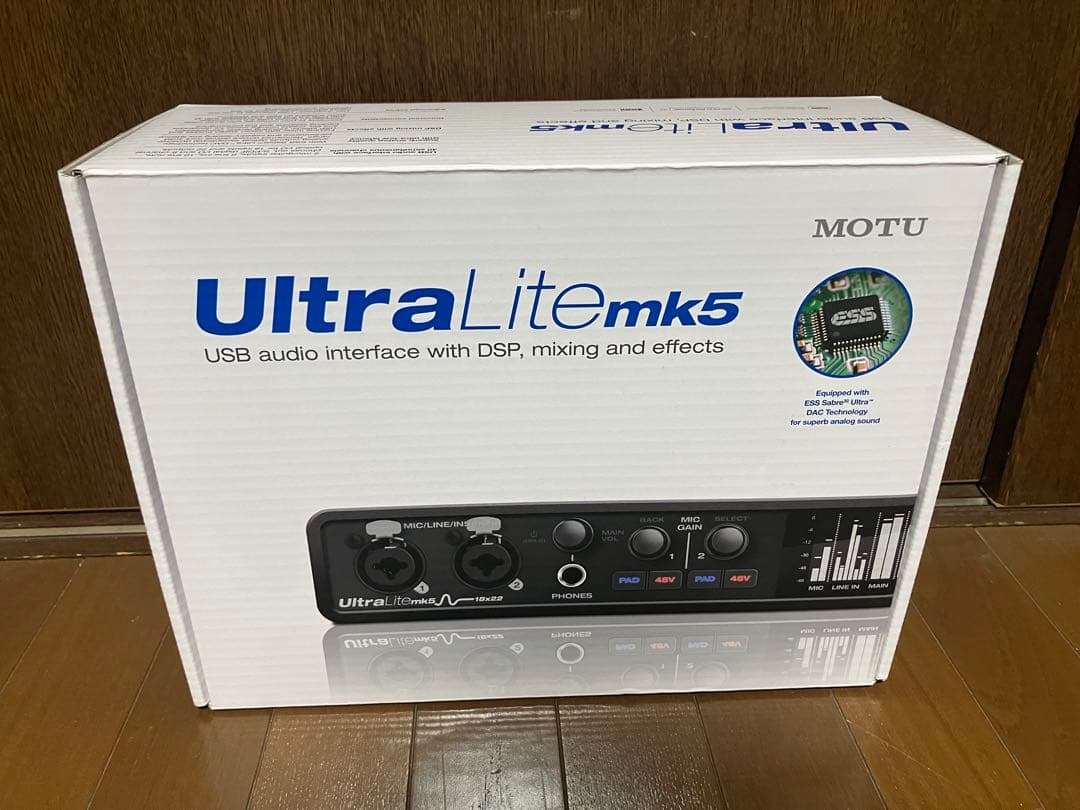 新品未開封　MOTU UltraLite mk5 オーディオインターフェイス