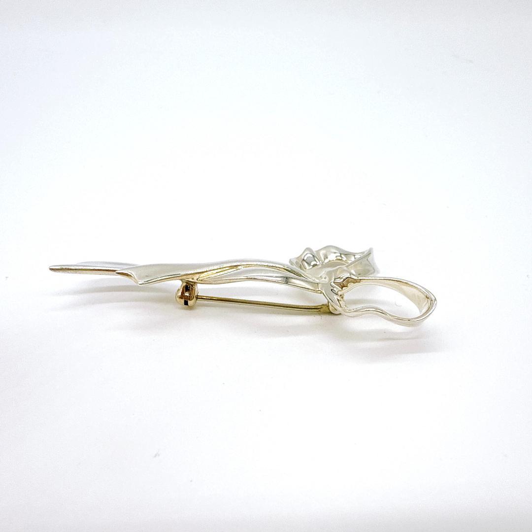 TIFFANY＆Co ティファニー SV925 リボン ピンブローチ ピンバッジ