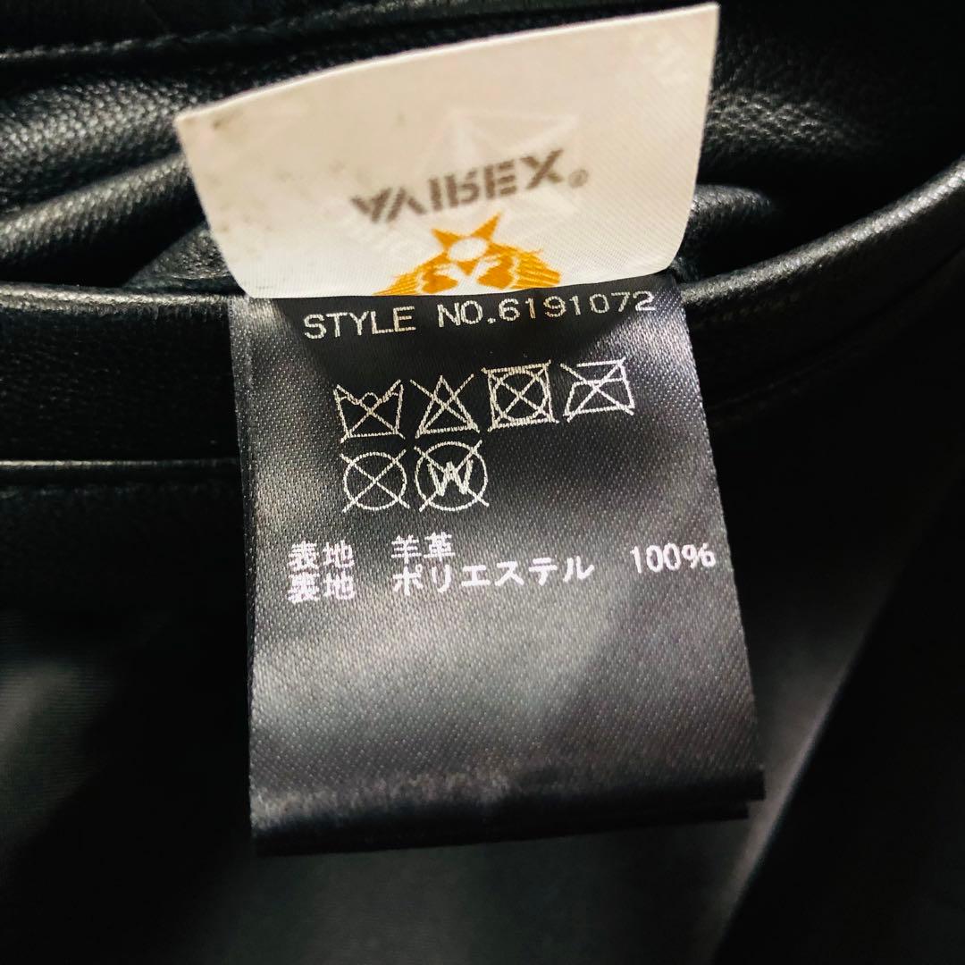 希少2XL✨現行モデル 美品 アヴィレックス 羊革ライダースジャケット ブラック