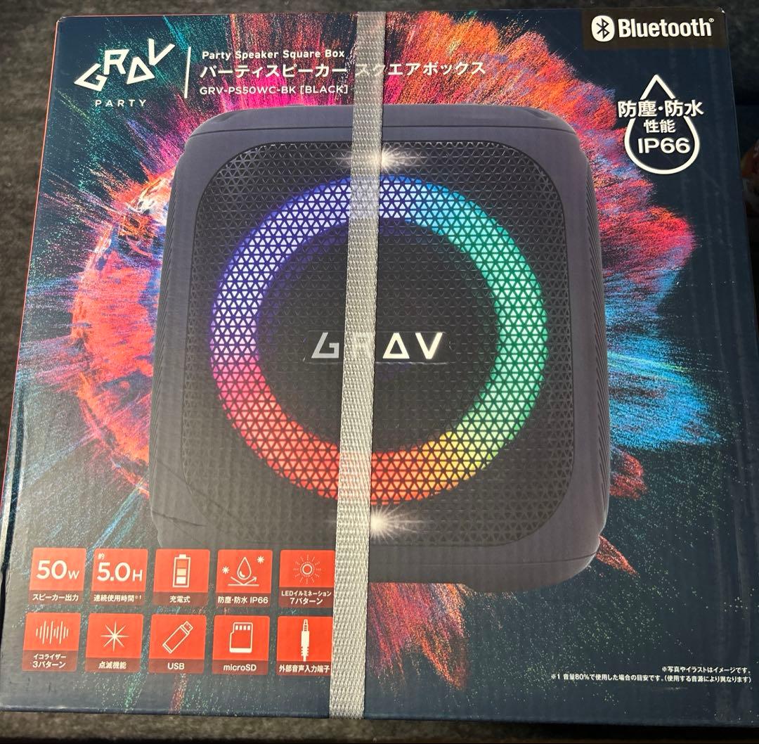 スピーカー・ウーファー GRAV Party Speaker Square Box