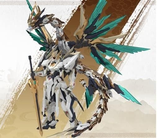 海外限定 中国神話 元霊黄帝 帝神機・先天応龍 獣神機 プラモデル 未組立