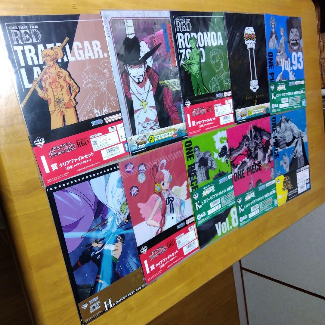 アニメ ワンピース　Ａ−４クリアファイル まとめ売り 大量１６６枚