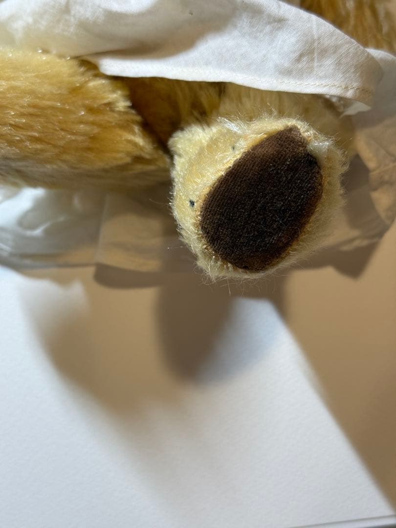 チャドバレー　アンティークテディベア アンティークドレス付き