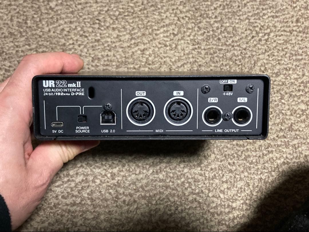 UR22mkII steinberg オーディオインターフェイス