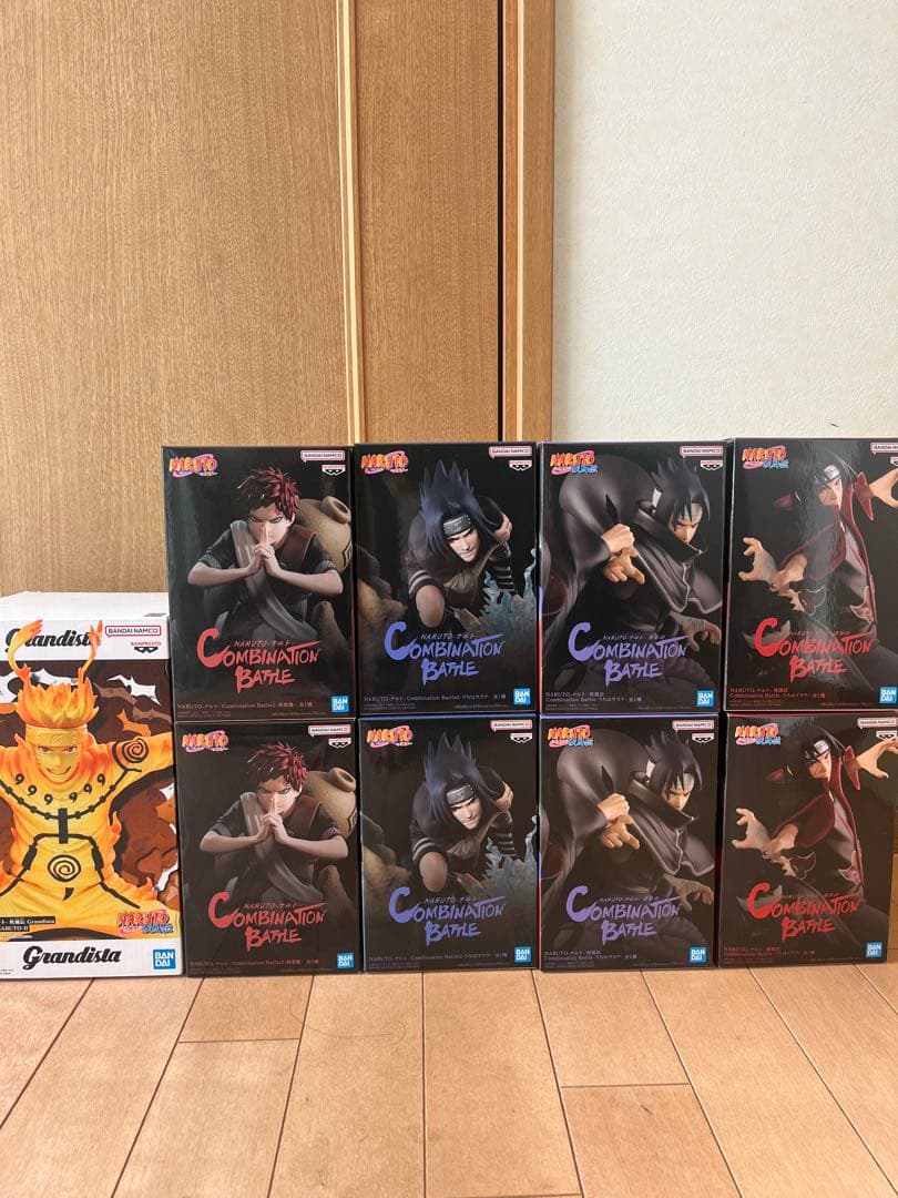 ナルトフィギュア　まとめ売り9個　ナルト　サスケ　イタチ