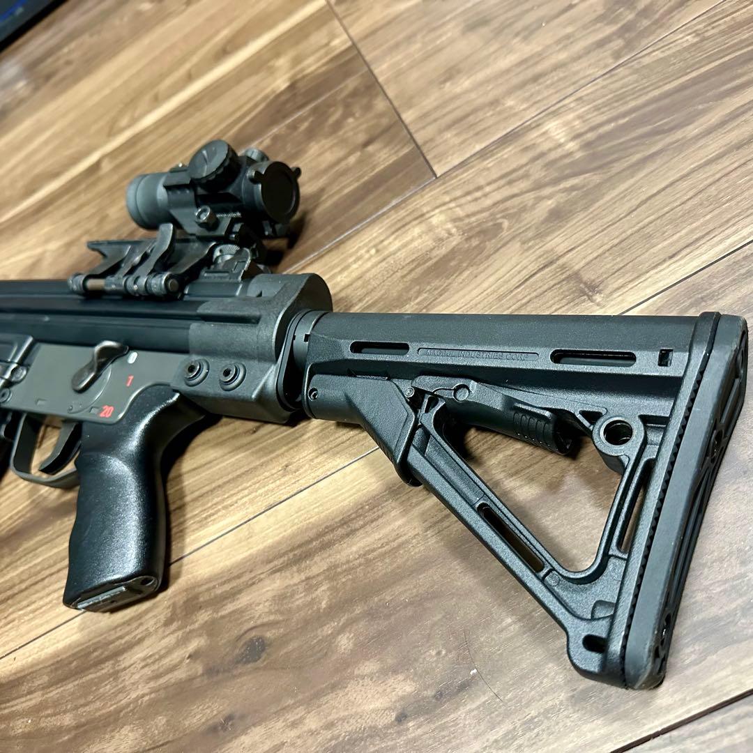 東京マルイ G3 MC51 電子トリガー&M4ストック カスタム 希少パーツ多数