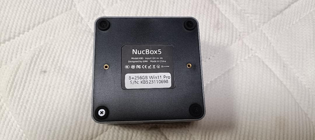NucBox5 ミニPC 256GB Windows 11 Pro