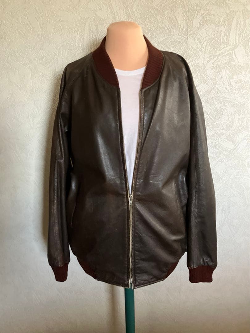 超希少‼︎ 60s70s ボンバー レザージャケット『傷だらけの天使』 （乾亨）