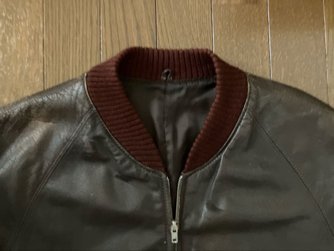 超希少‼︎ 60s70s ボンバー レザージャケット『傷だらけの天使』 （乾亨）