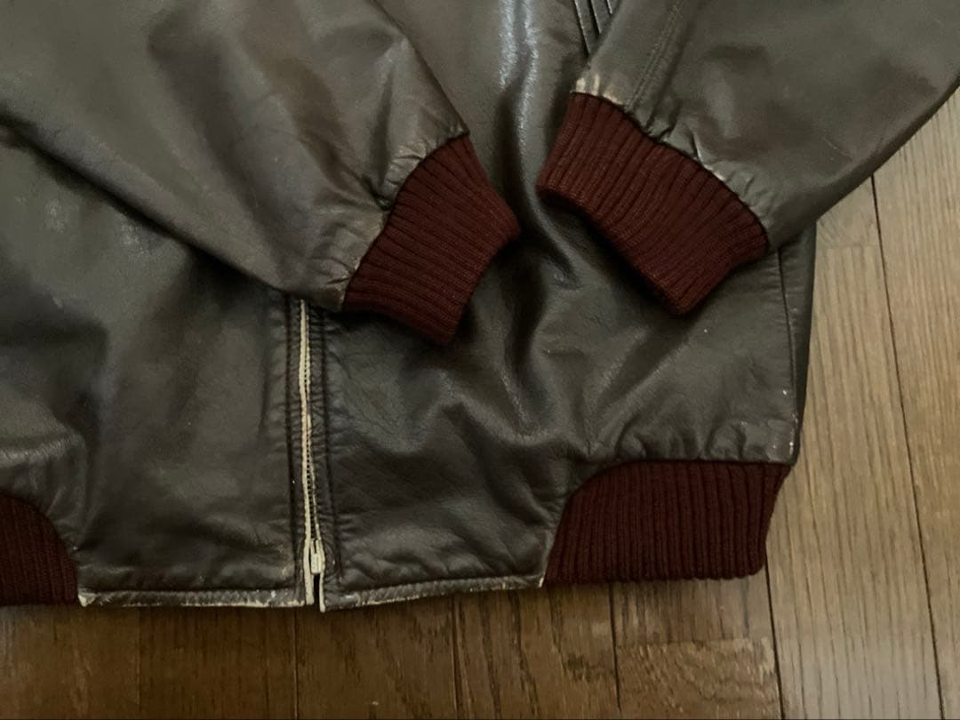 超希少‼︎ 60s70s ボンバー レザージャケット『傷だらけの天使』 （乾亨）