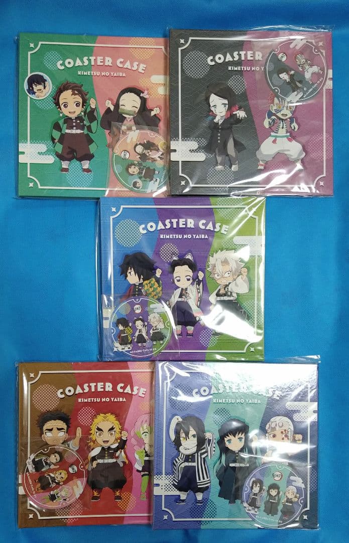 鬼滅の刃★ufotable cafe★ポイント交換 ★コースターファイル★5種類