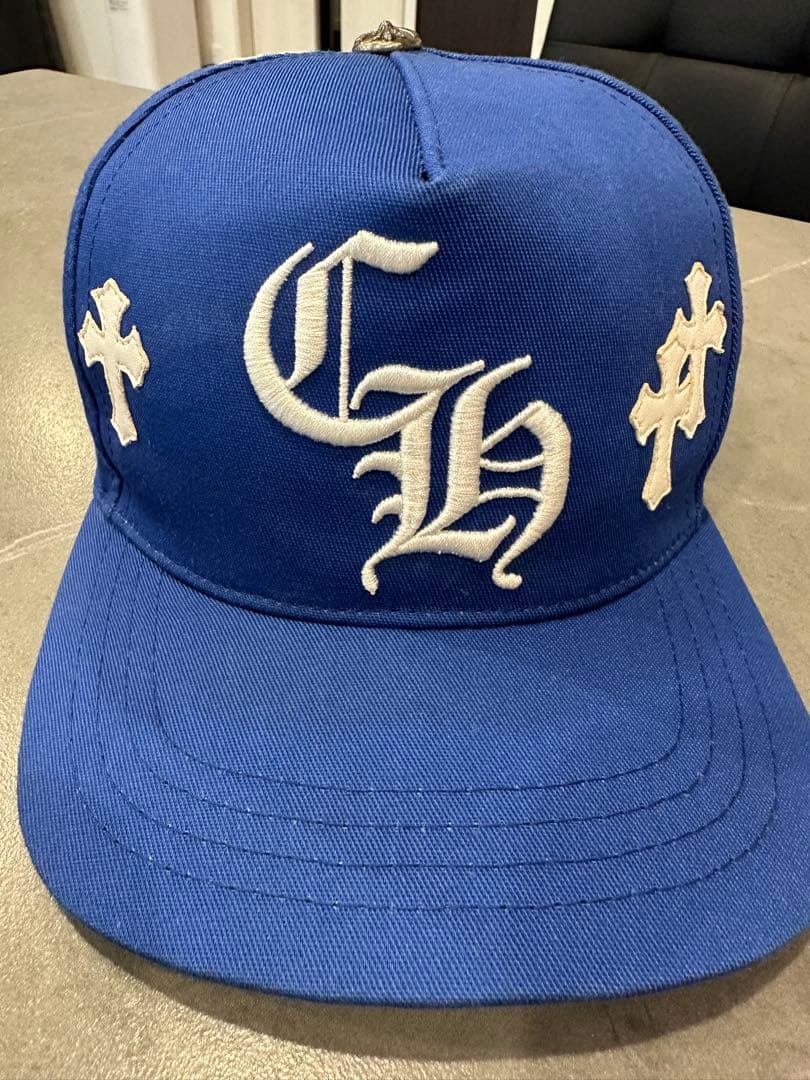 S*N様 CHROME HEARTS クロムハーツキャップレザークロス　CH刺繍