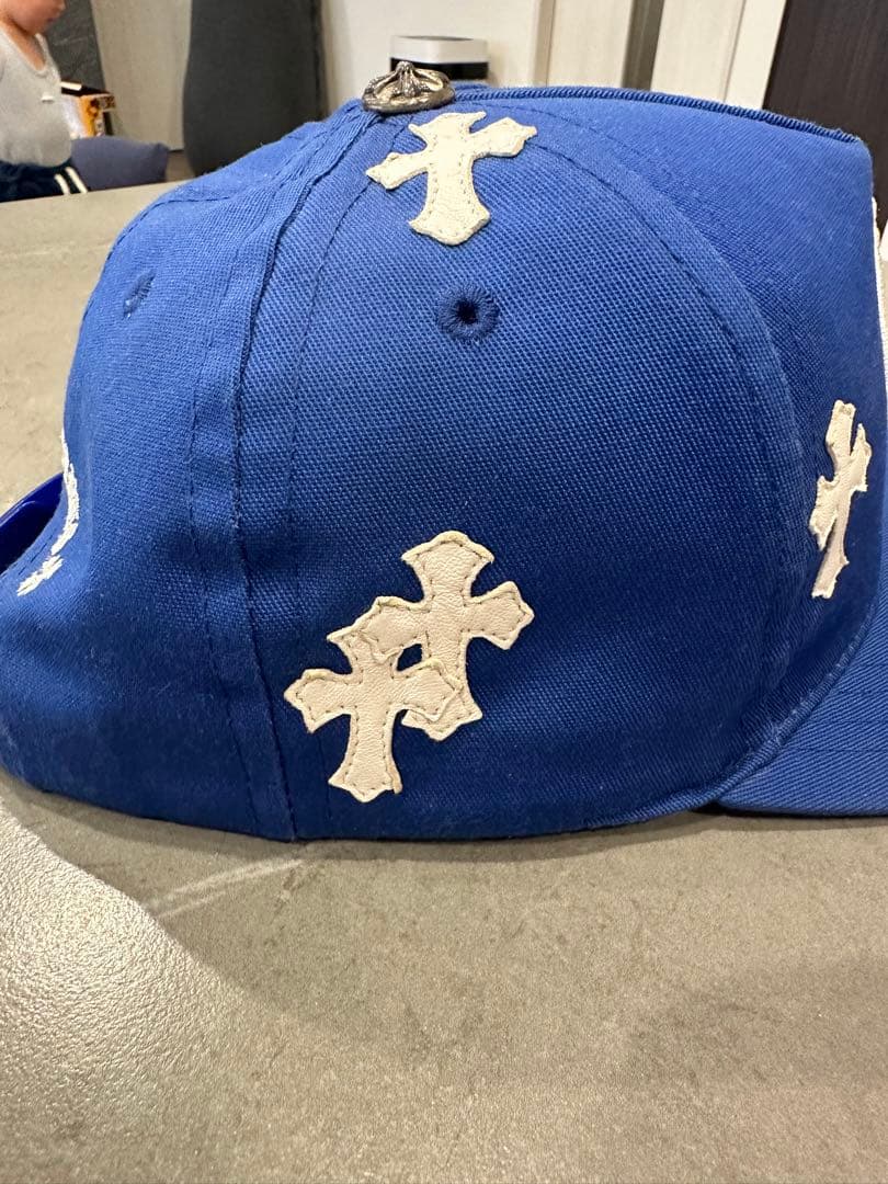 S*N様 CHROME HEARTS クロムハーツキャップレザークロス　CH刺繍