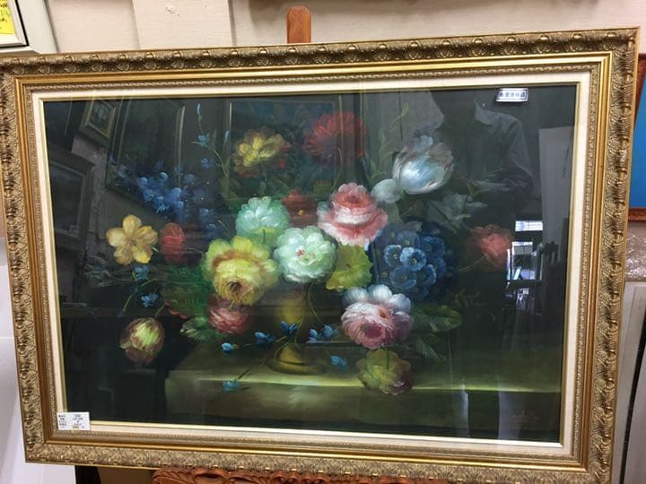 油絵　肉筆画(手描き) イタリア　ズーチエリ作品