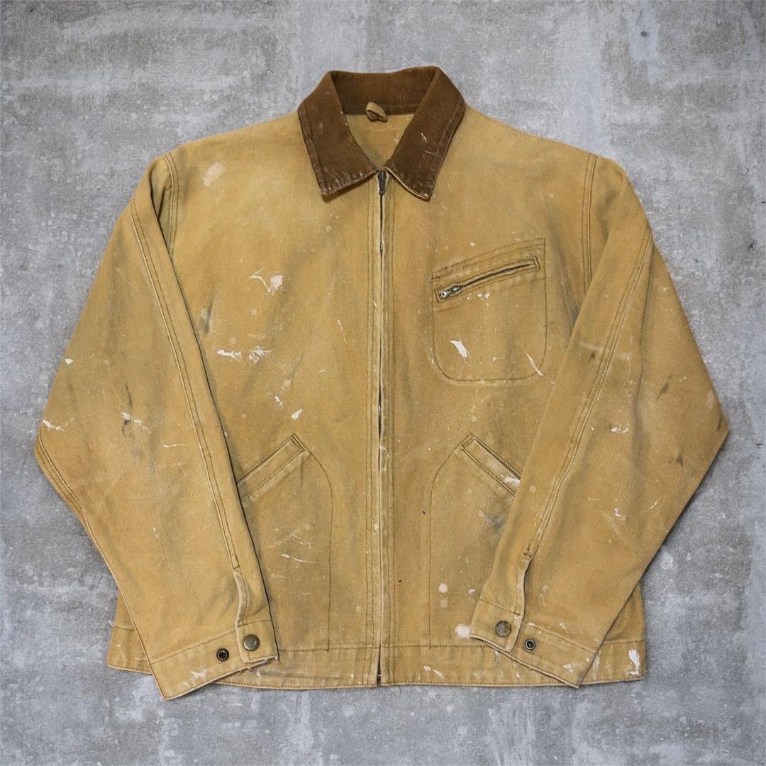 【古着】ダックジャケット　デトロイトジャケット ペンキ　70s 80s 90s