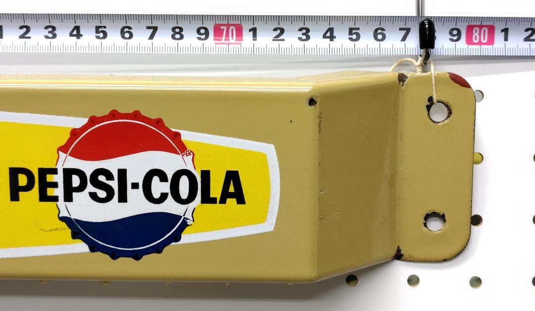 ペプシコーラ ペプシ　レトロ　1962　琺瑯ドアプッシュ　扉