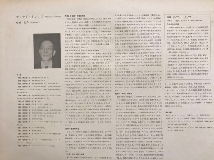 ★J2★オノサト・トシノブ「作品」日本の名画5より　オフセット