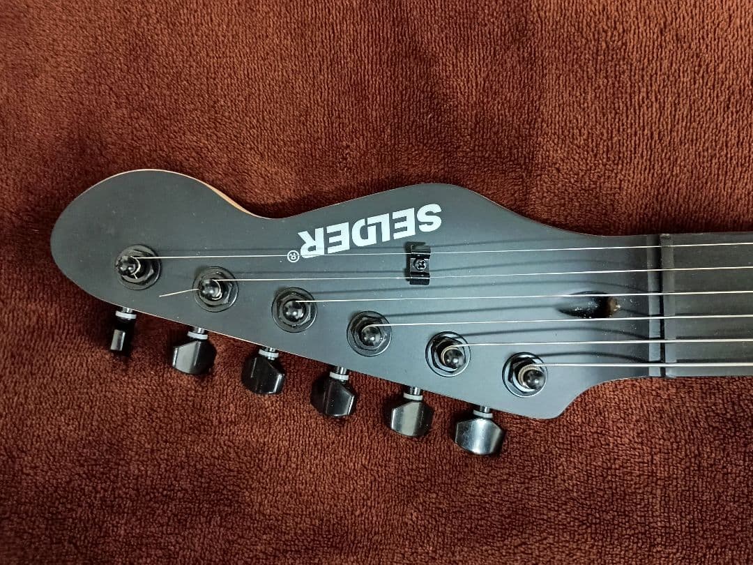 【最終値下げ品】エレキギター SELDERセルダー STC-04 マットブラック