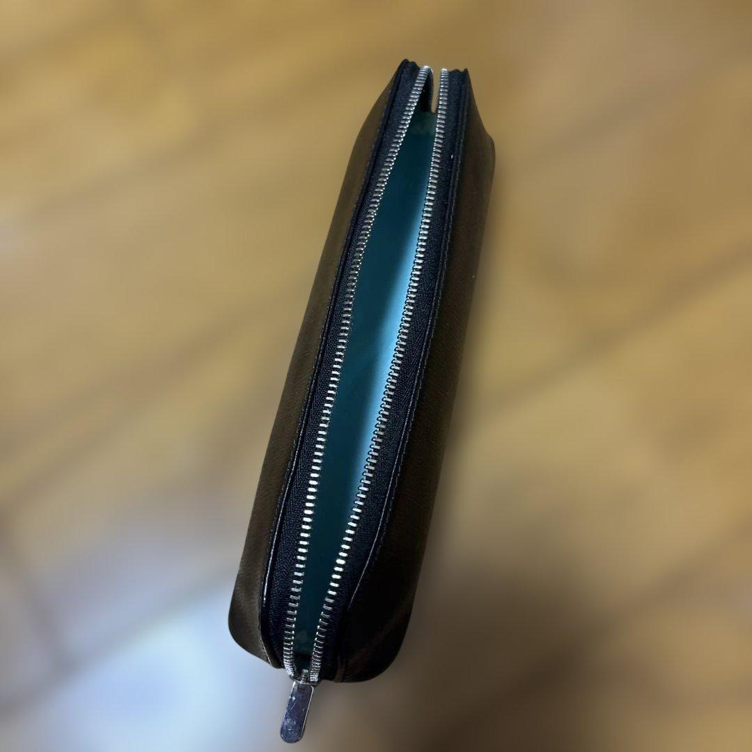 Tiffany & Co. 黒 レザー ペンケース 箱付き