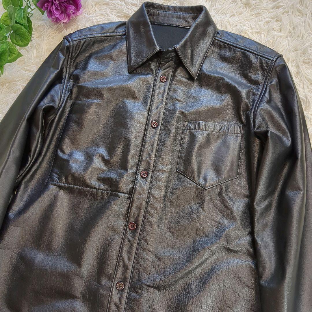 比較的美品 ヨウジヤマモト Durban AAR 牛革 レザージャケット