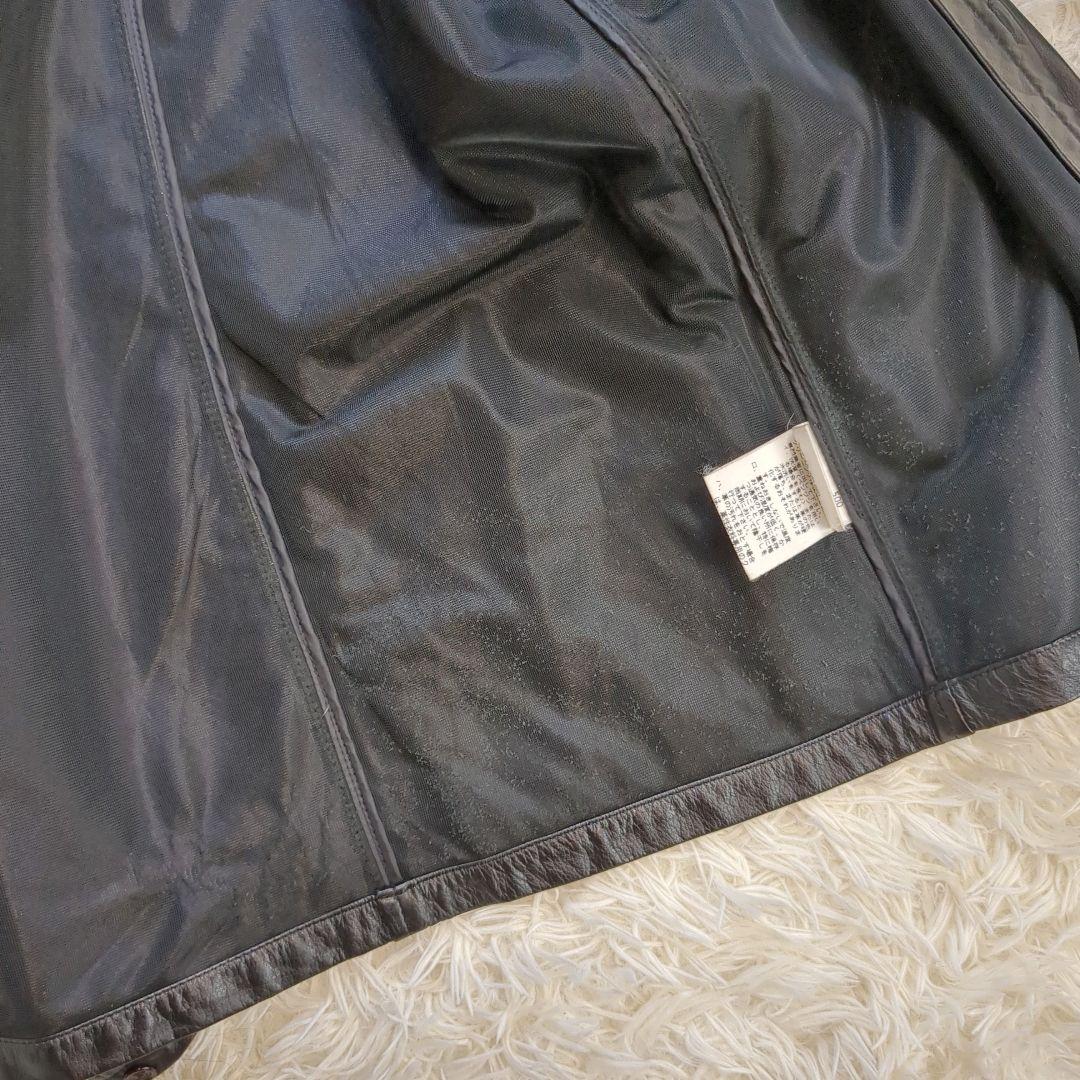 比較的美品 ヨウジヤマモト Durban AAR 牛革 レザージャケット