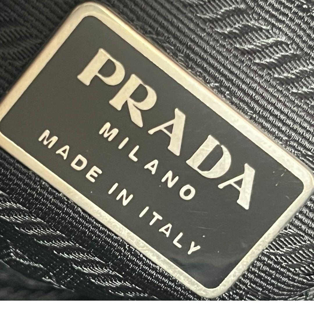 GREENLAND様プラダテスートムーンナイロンショルダーバッグBR0862 黒