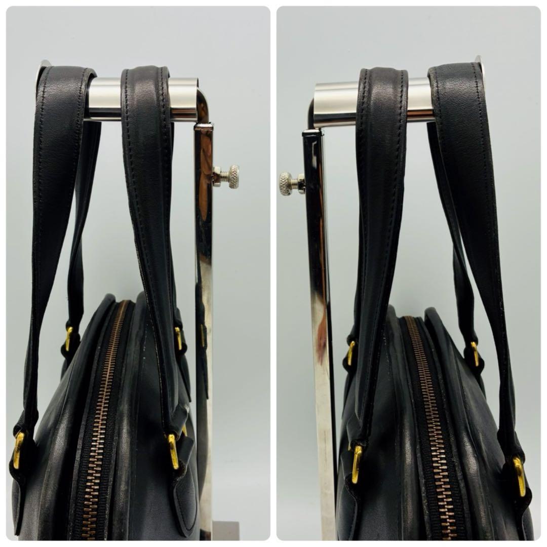 オールドコーチ レザー ハンドバッグ ブラック 黒 USA製 ヴィンテージ