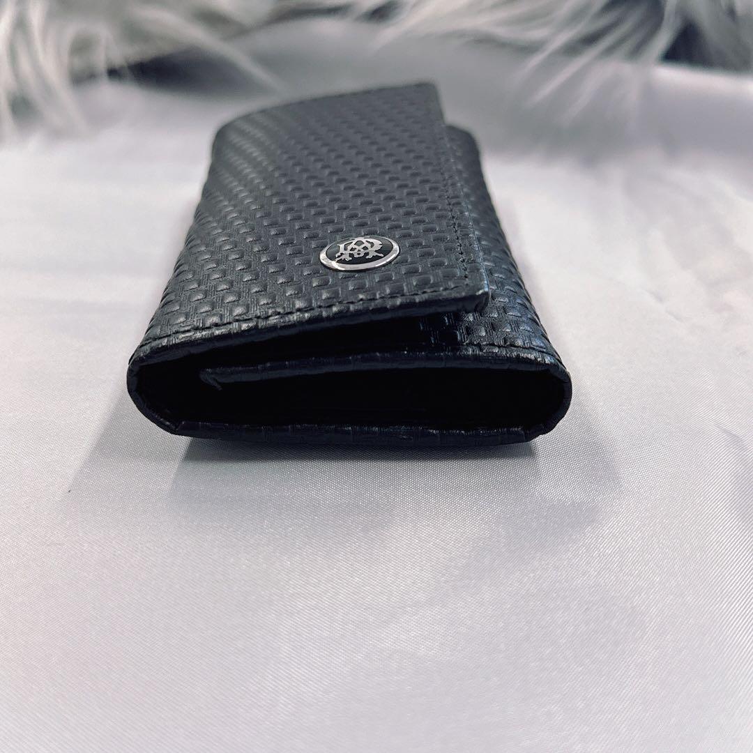 ダンヒル dunhill キーケース 6連 ブラック レザー メンズ ★278