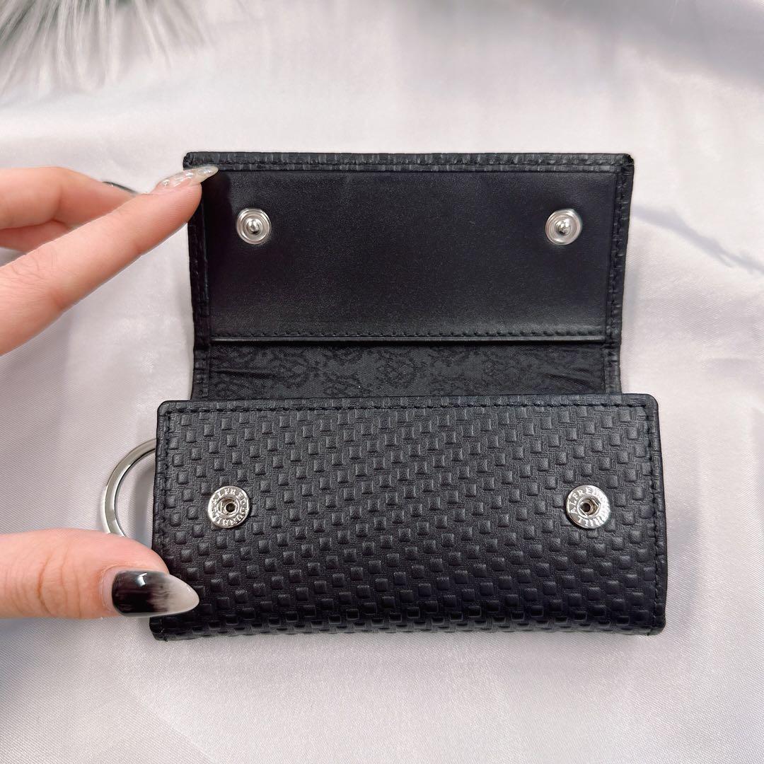 ダンヒル dunhill キーケース 6連 ブラック レザー メンズ ★278