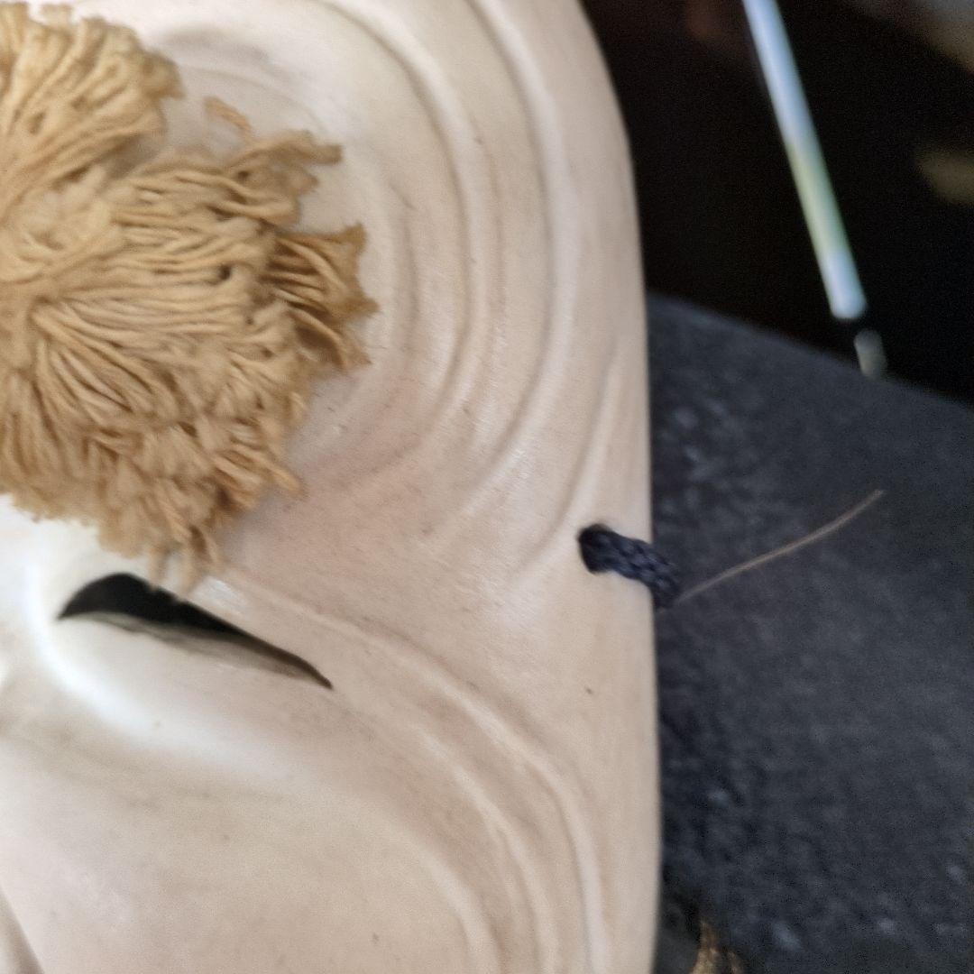 【手彫】伝統的な日本の木製面