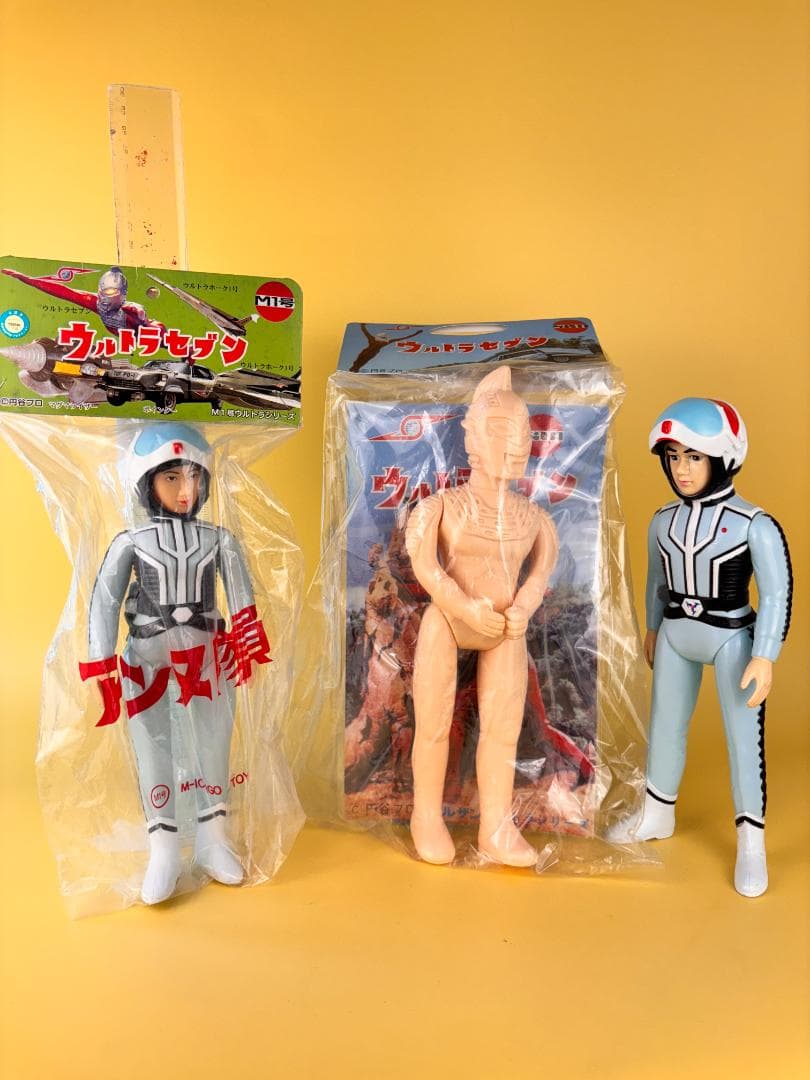 マルサン　ウルトラセブン　450　テストショット・M1号　ダン（中古）・アンヌ