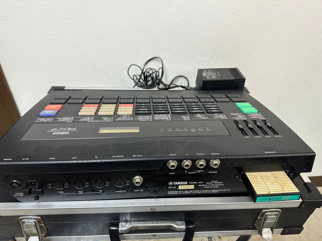 YAMAHA RX7 リズムマシン（メモリーカセット付き）