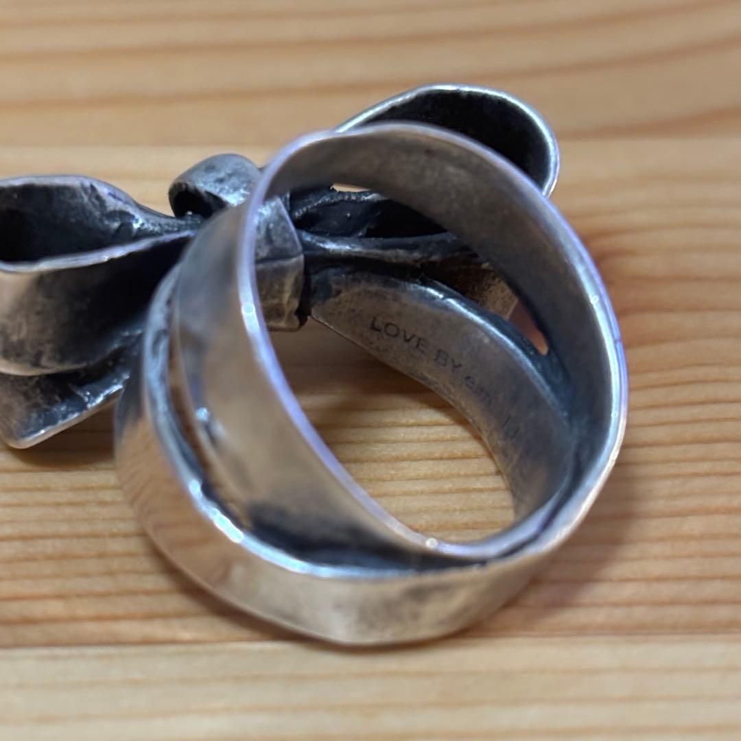 ハ*☆様 e.m. シルバー リボンデザインリング