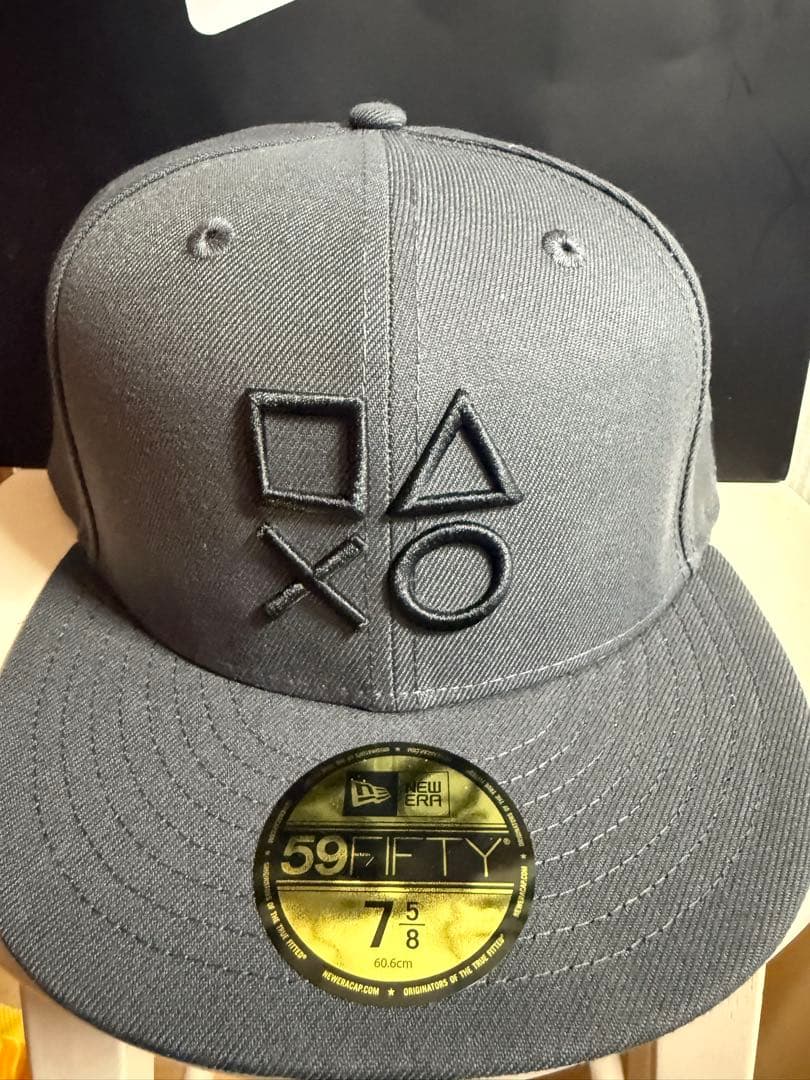 K*o様 59FIFTY PlayStation シェイプス ロゴ ダークグラフ