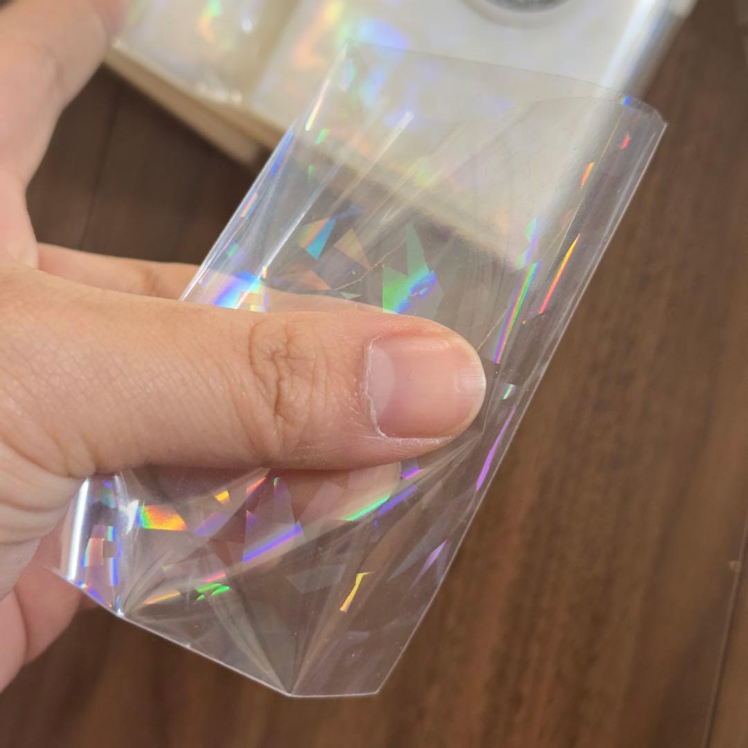 カードスリープ キラキラ テープなし 100枚 推し活 グッズ収納