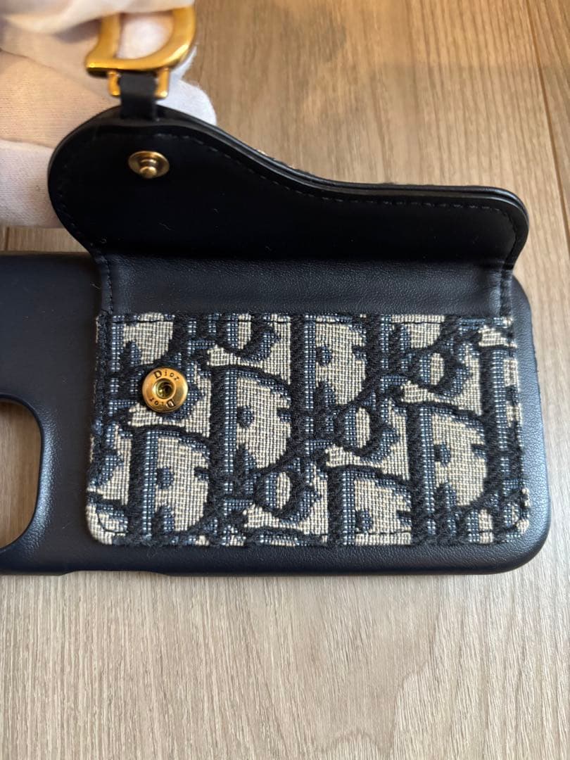 Dior iPhone15ケース オブリーク サドル
